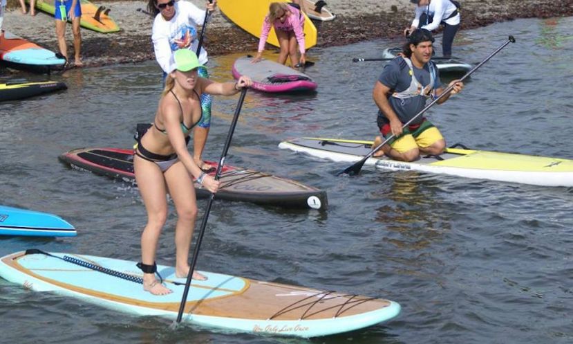 Englewood Beach Paddlefest 2015. | Photo via: Hooked on SUP