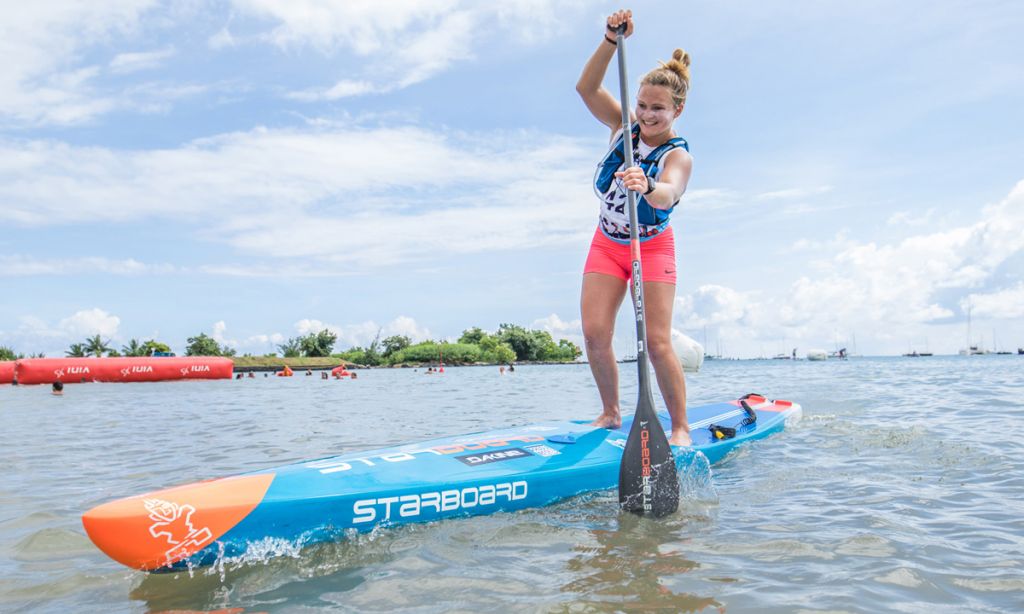 World Champion Fiona Wylde. | Photo: Georgia Schofield / Starboard