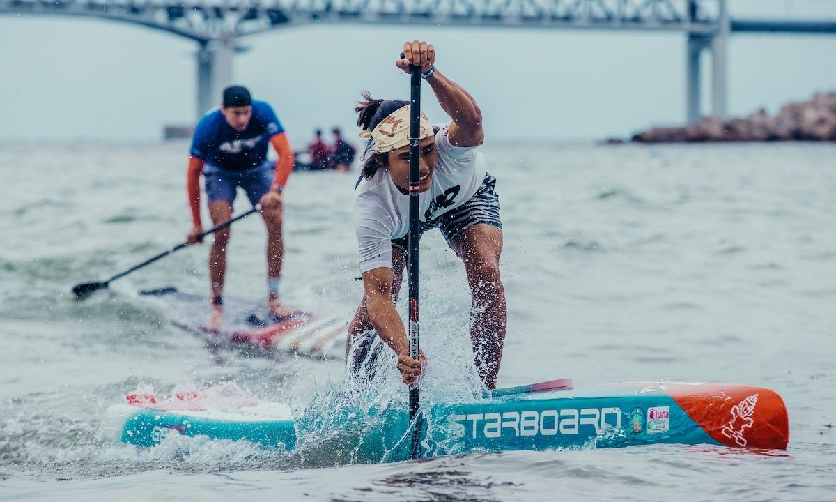 Rai Taguchi Races at Busan Open